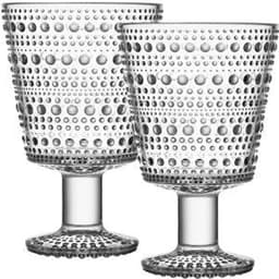 Iittala, kastehelmi glas på fot 26cl 2st