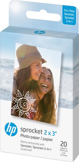 HP Paper Sprocket 2x3 direktfilm 20-pack