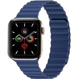 Apple Watch 5 40mm) Leather loop band - Midnight blue