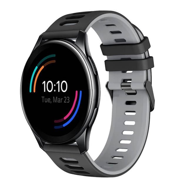 Twin Sport Armbånd OnePlus Watch 46mm - Sort/grå