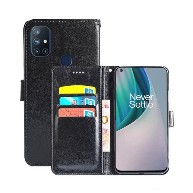 Lommebokdeksel 3-kort OnePlus Nord N10  - Svart