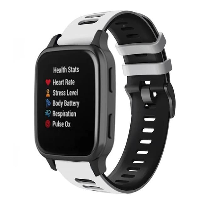 Twin Sport Rannekoru Armband Garmin Venu Sq - Valkoinen/musta