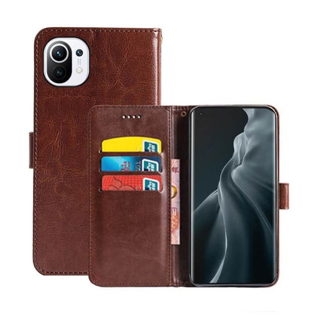 Wallet Cover 3-kort Xiaomi Mi 11  - brun