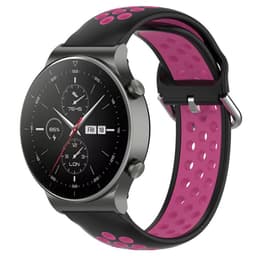 EBN Sport armbånd Huawei Watch GT2 Pro - Svart/ Mørk rosa
