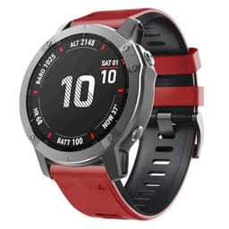 Twin Sport Rannekoru Garmin Fenix 6X - punamusta