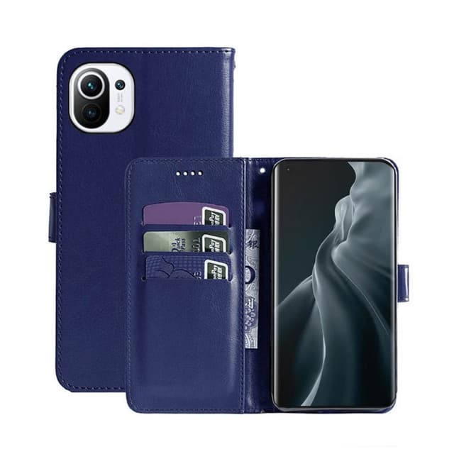 Lommebokdeksel 3-kort Xiaomi Mi 11  - Mørke blå