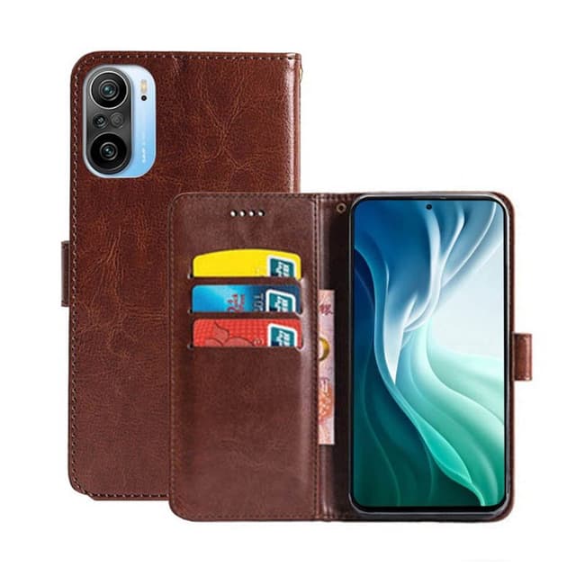 Lommebokdeksel 3-kort Xiaomi Mi 11i  - brun