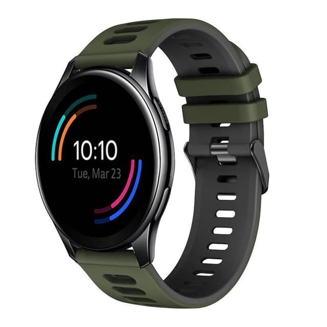 Twin Sport Armbånd OnePlus Watch 46mm - Grøn/sort