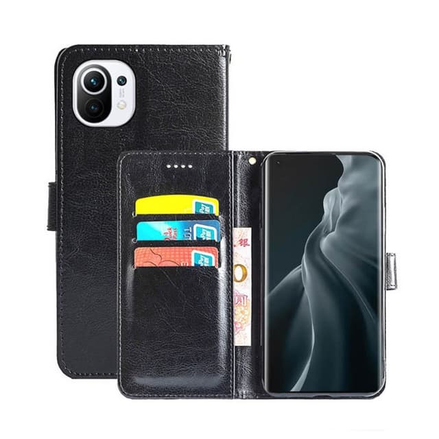 Mobilplånbok 3-kort Xiaomi Mi 11  - Svart