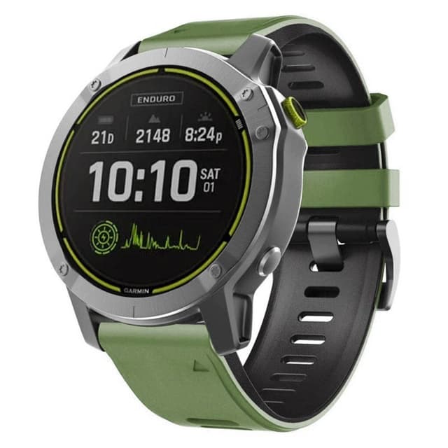 Twin Sport armbånd Garmin Enduro - Grønn/svart - Elkjøp