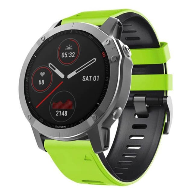Twin Sport Rannekoru Garmin Fenix 6 - Kalkkimusta