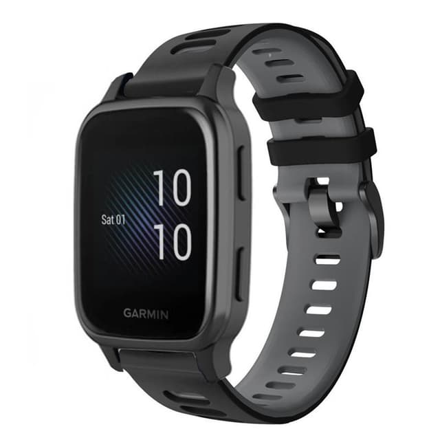 Twin Sport Rannekoru Armband Garmin Venu Sq Music Edition - Musta/harm