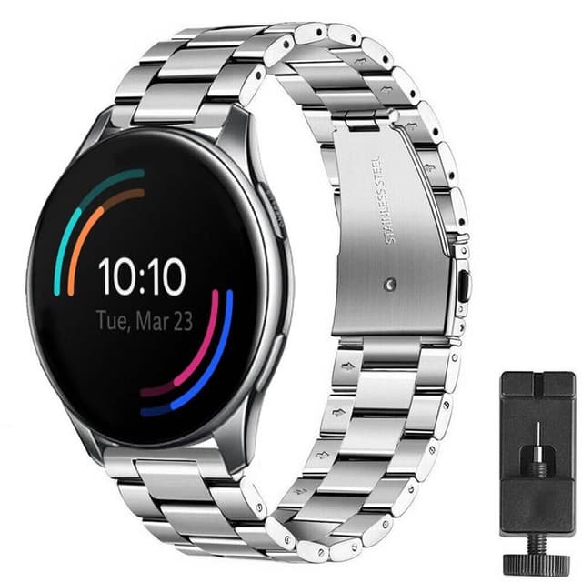 Armbånd Rustfri stål OnePlus Watch 46mm - Sølv