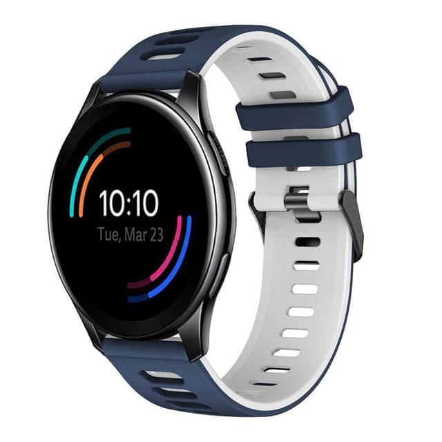 Twin Sport armbånd OnePlus Watch 46mm - Blå/hvit