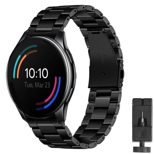 OnePlus Watch 46mm Rannekoru ruostumatonta terästä - musta