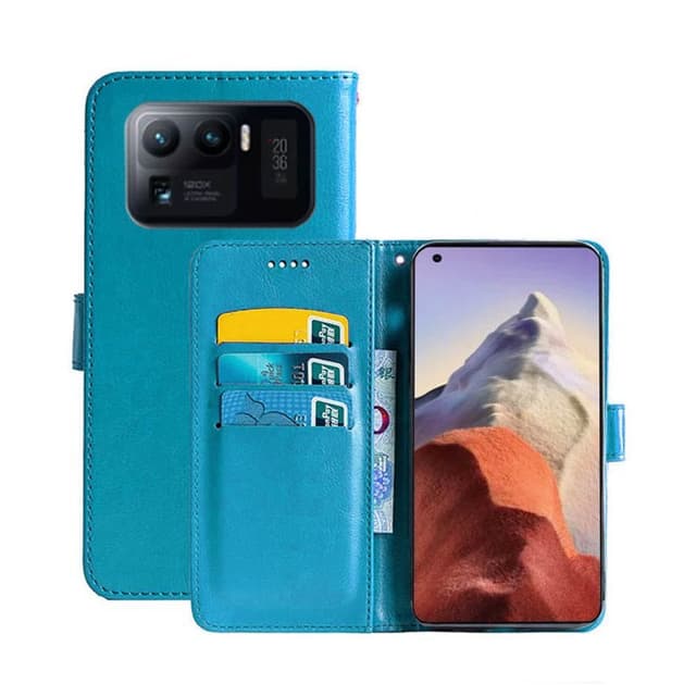 Lommebokdeksel 3-kort Xiaomi Mi 11 Ultra  - Lyse blå