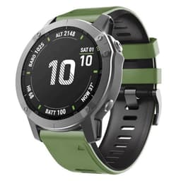 Twin Sport Rannekoru Garmin Fenix 6X Pro - Valkoinen/musta