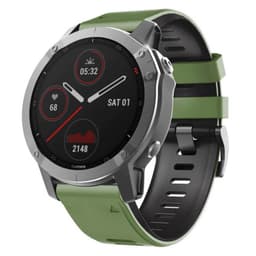 Twin Sport Armbånd Garmin Fenix 6 Pro - Grøn/sort