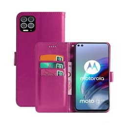 Lompakkokotelo 3-kortti Motorola Moto G100  - pinkki