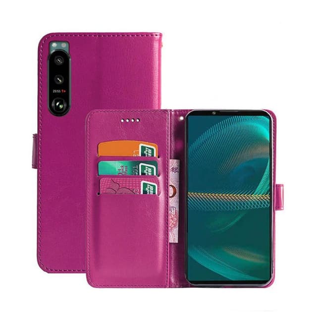 Lommebokdeksel 3-kort Sony Xperia 5 III  - Rosa