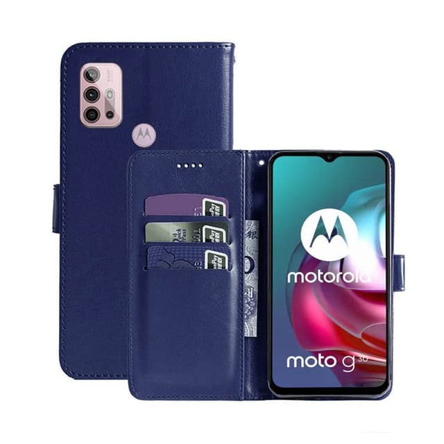 Lompakkokotelo 3-kortti Motorola Moto G30  - tumma