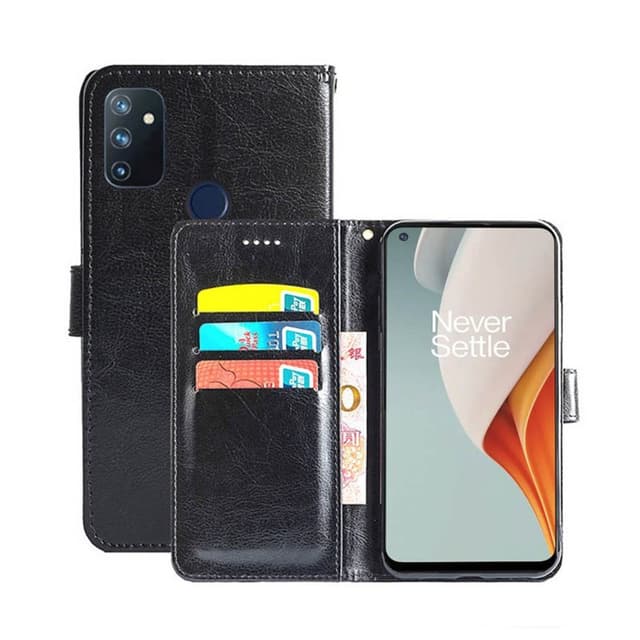 Lommebokdeksel 3-kort OnePlus Nord N100  - Svart
