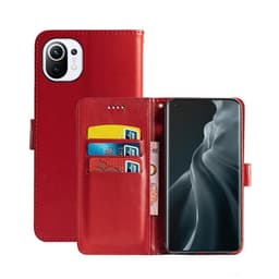 Wallet Cover 3-kort Xiaomi Mi 11  - rød