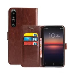 Wallet Cover 3-kort Sony Xperia 1 III  - brun