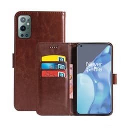 Lompakkokotelo 3-kortti OnePlus 9 Pro  - ruskea