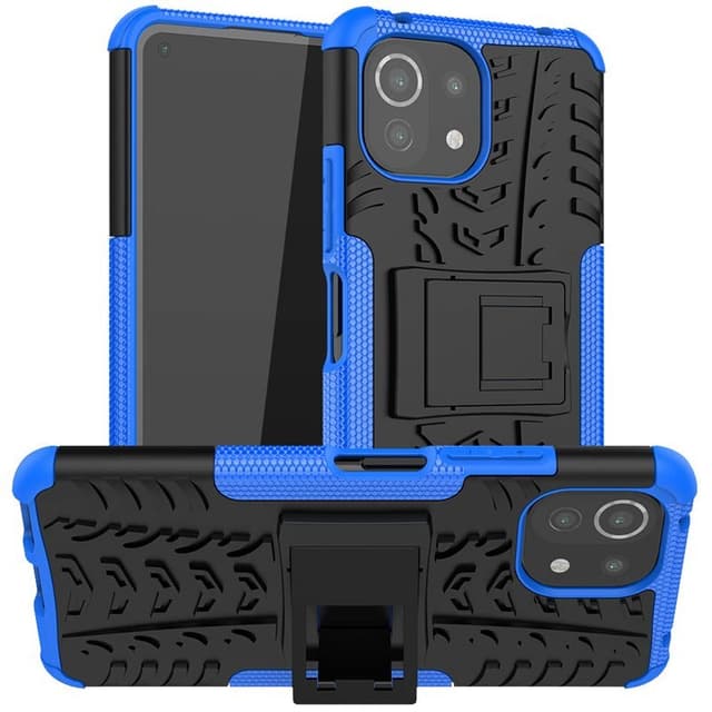 Stødbestandigt cover med stativ Xiaomi Mi 11 Lite  - blå