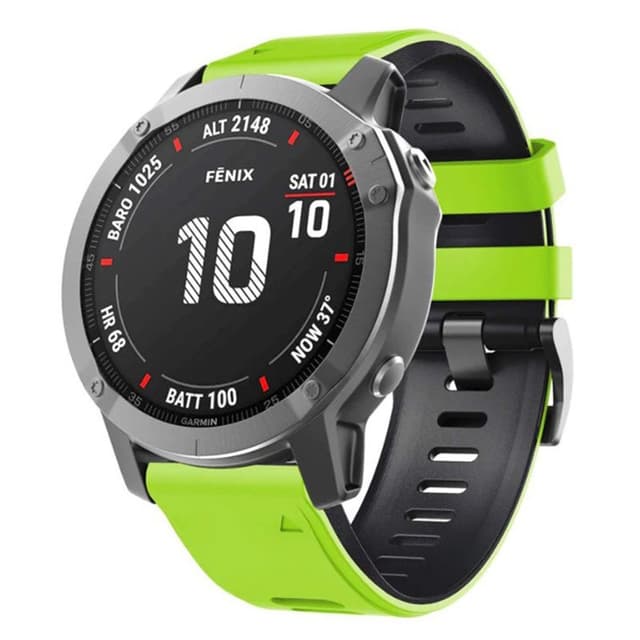 Twin Sport Rannekoru Garmin Fenix 6X - Kalkkimusta