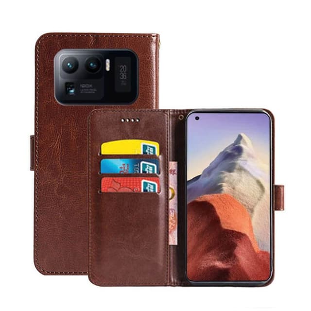 Lommebokdeksel 3-kort Xiaomi Mi 11 Ultra  - brun