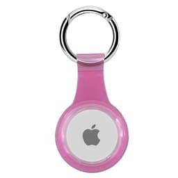 Suojakotelo AirTag Clear Pinkille