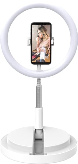 Digip Invisilight-stativ och LED-ringlampa