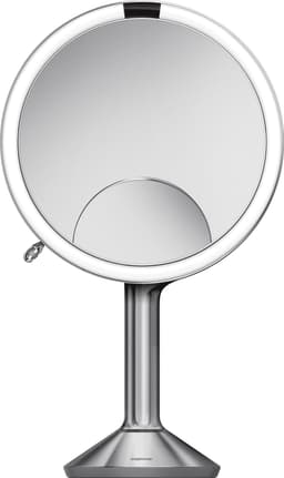 Simplehuman sensor trio smart sminkespeil (børstet stål)