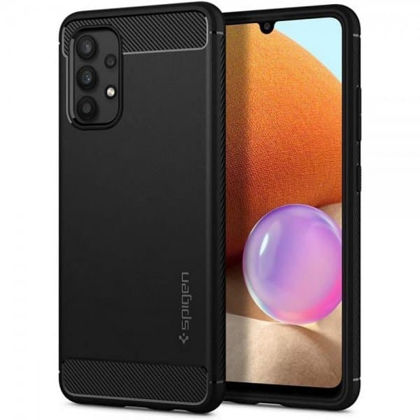 Spigen Samsung Galaxy A32 5G Skal Rugged Armor Matte Black