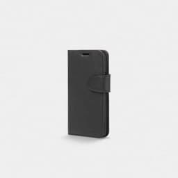 Trunk iPhone 12 Pro Max Etui Leather Wallet Avtakbart Deksel Svart