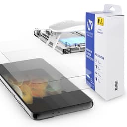 Whitestone Dome Samsung Galaxy S21 Skærmbeskytter Dome Glass 2-pack
