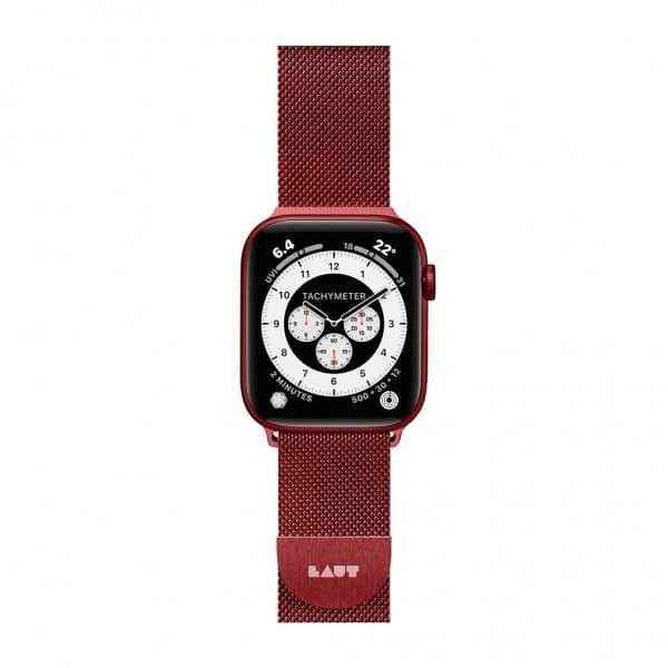 LAUT Apple Watch 38/40/41mm Armbånd Steel Loop Rød