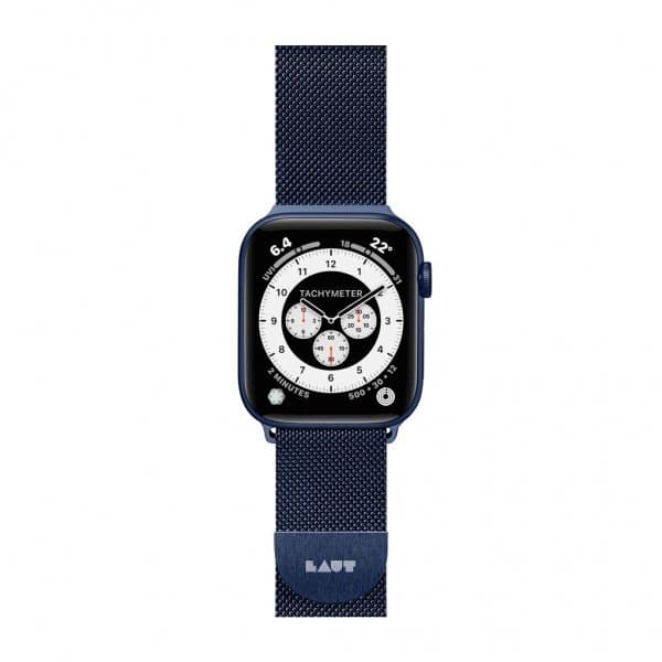 LAUT Apple Watch 38/40/41mm Armbånd Steel Loop Navy Blue