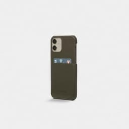 Trunk iPhone 12 Mini Kuori Leather Backcover Vihreä