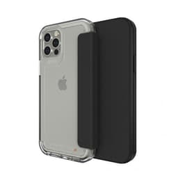 Gear4 iPhone 12/iPhone 12 Pro Fodral Wembley Flip Klar Svart
