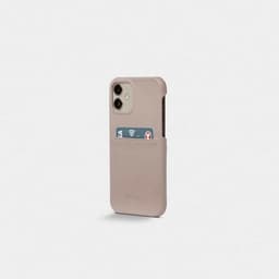 Trunk iPhone 12 Mini Deksel Leather Backcover Rose