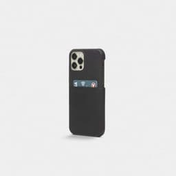 Trunk iPhone 12 Pro Max Skal Leather Backcover Svart