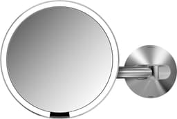 Simplehuman Sensor älykäs meikkipeili jalustalla (harjattu teräs)