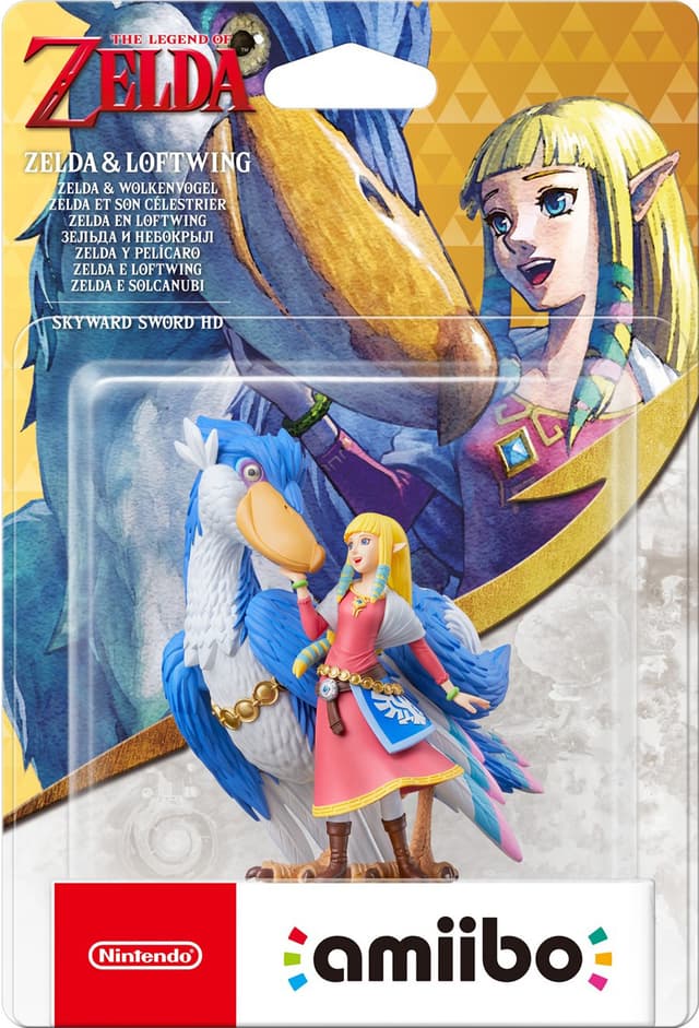 Nintendo Amiibo figur fra The Legend of Zelda Coll. Zelda and Loftwing