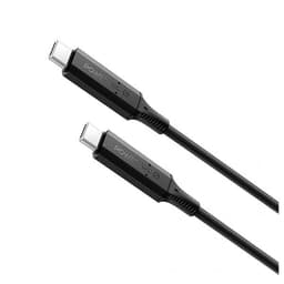 Spigen PowerArc Kabel ArcWireUSB-C till USB-C 1 meter Sort