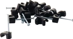 Cable calmp 3x5mm black 25 pcs