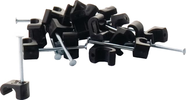 Cable calmp 3x5mm black 25 pcs