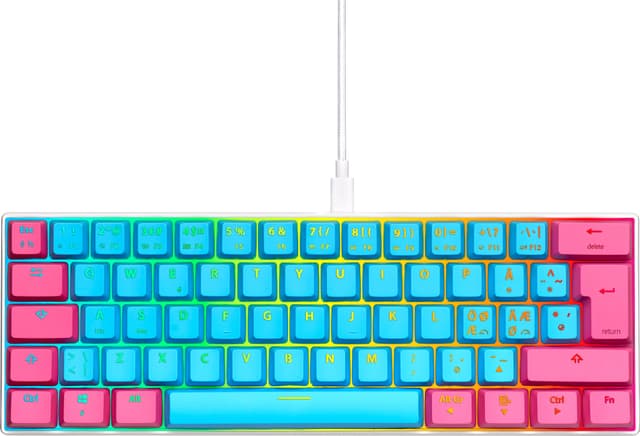 NOS C-450 Mini PRO RGB gamingtastatur (lollipop)